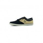 Authentique Le Coq Sportif Denfert Heavy Cvs Dress Blue / Sesame - Chaussures Baskets Basses Homme